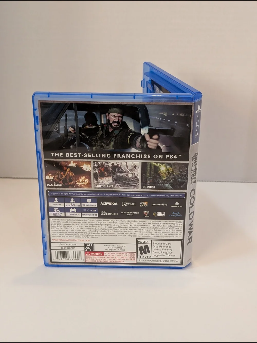 Sony PS4 Call of Duty: Black Ops Cold War - Blue Case